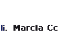 Text Box: li. Marcia Cc